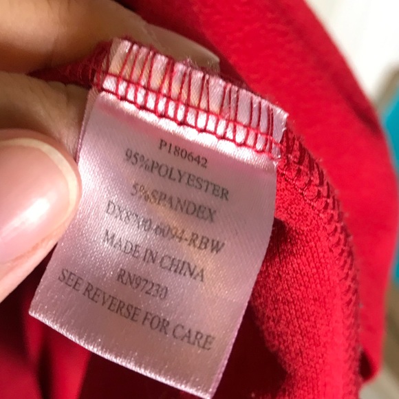 Pre loved Almost Famous dress S mini red euc - Picture 8 of 8